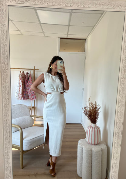 Robe Julie beige