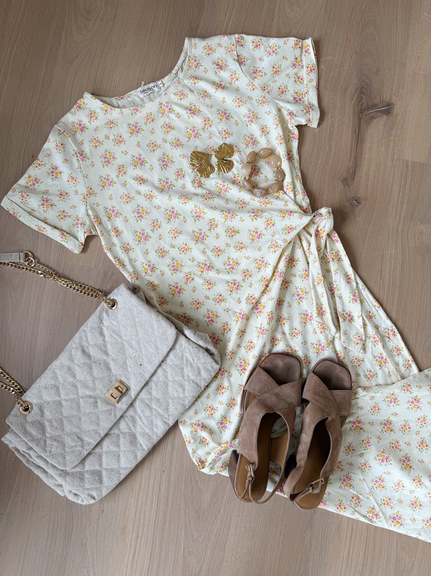 Robe longue à noeud Lucia