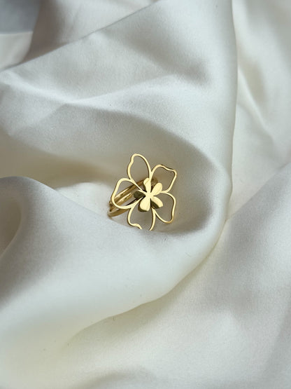 Bague réglable Flora