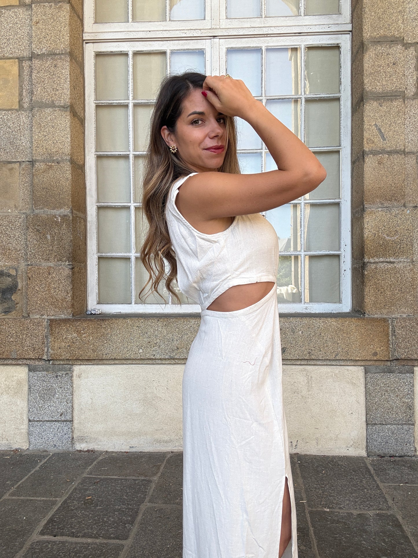 Robe Julie beige