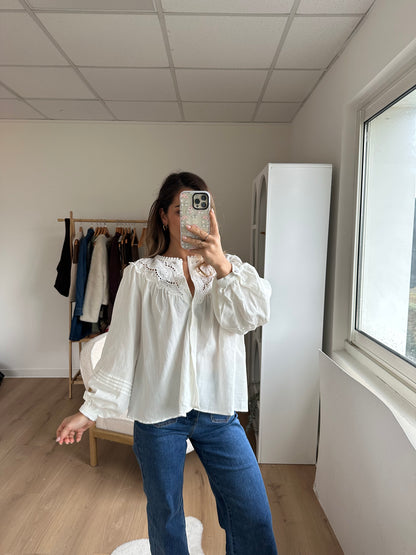 Blouse blanche ample Pia
