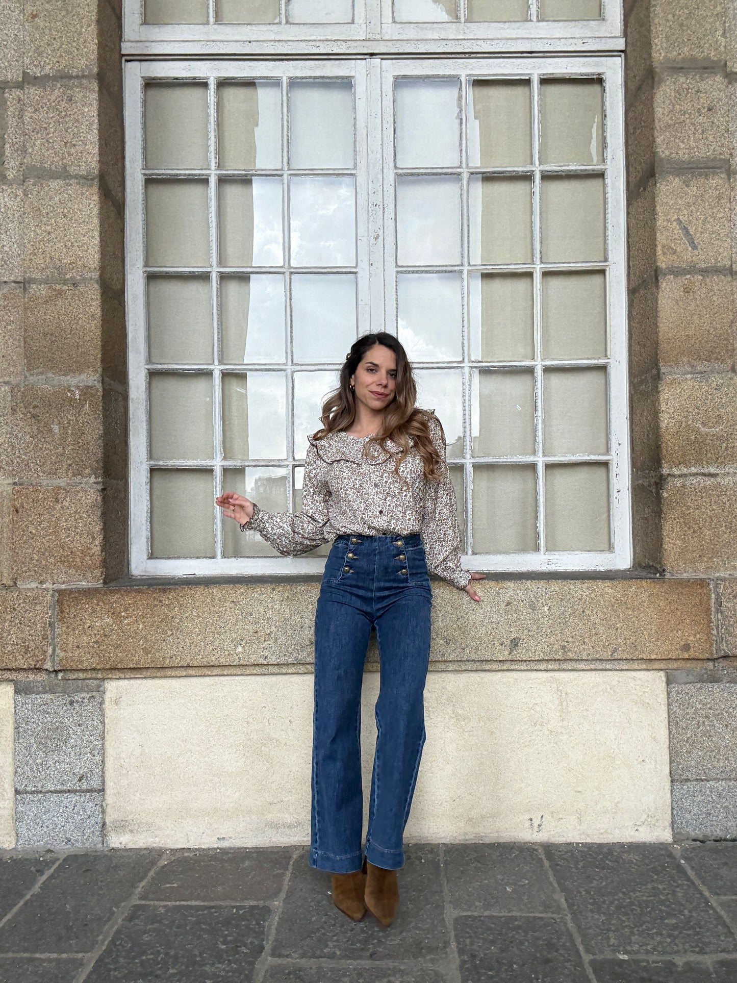 Jean Victorine denim foncé