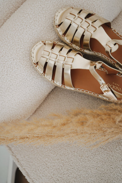 Sandales Salomé Gold