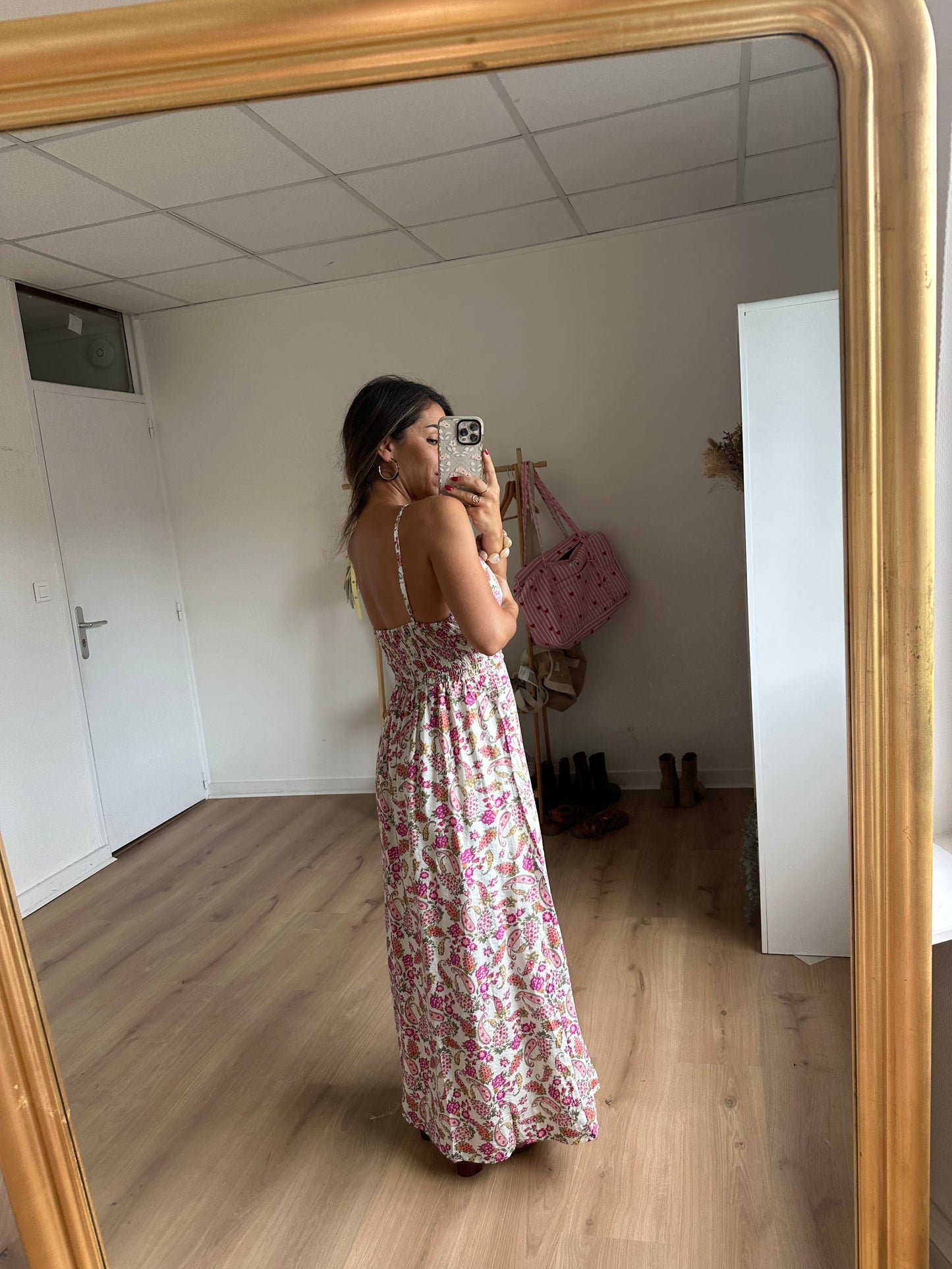 Robe longue fleurie Léandre