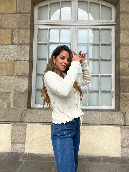 Cardigan Emma écru