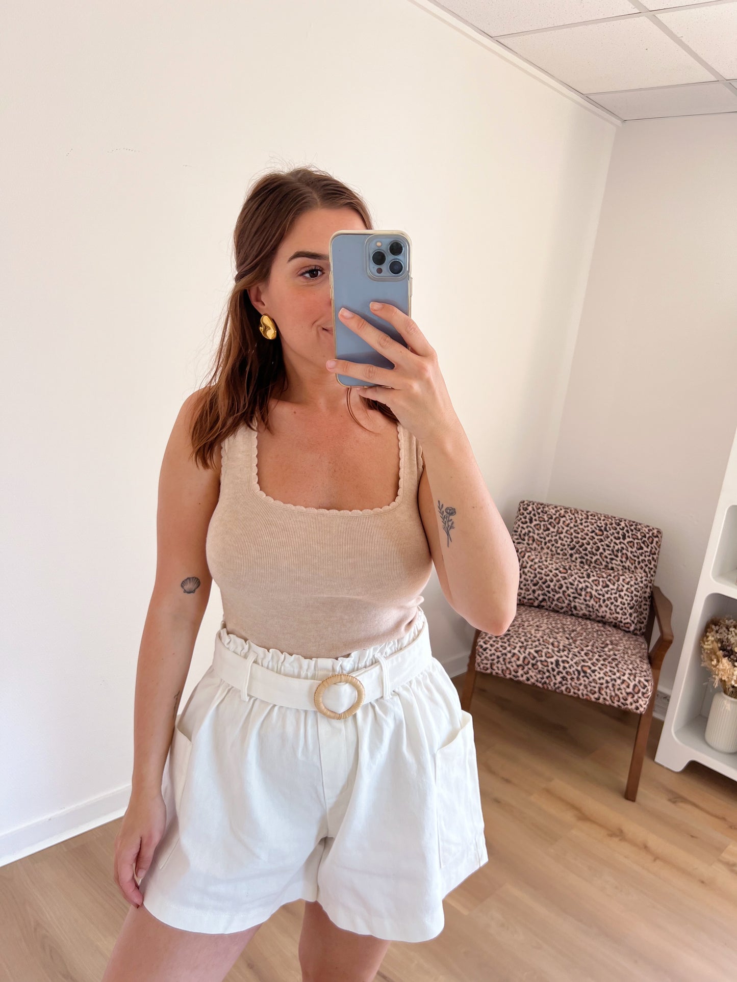 Top Lise taupe