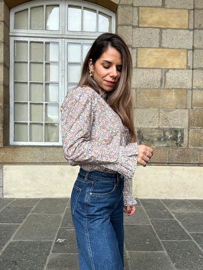 Blouse à fleurs Jeanne