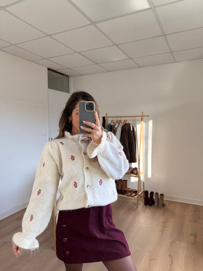 Cardigan fleuri Anna