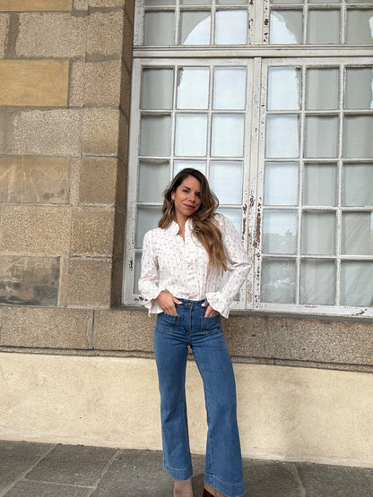 Blouse à fleurs Janelle