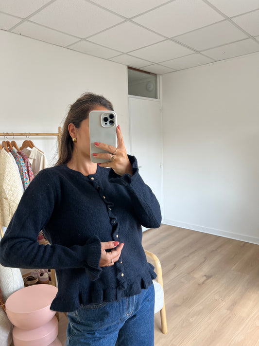 Cardigan Maxine bleu marine