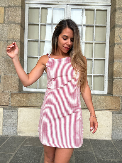 Robe rayée Sixtine