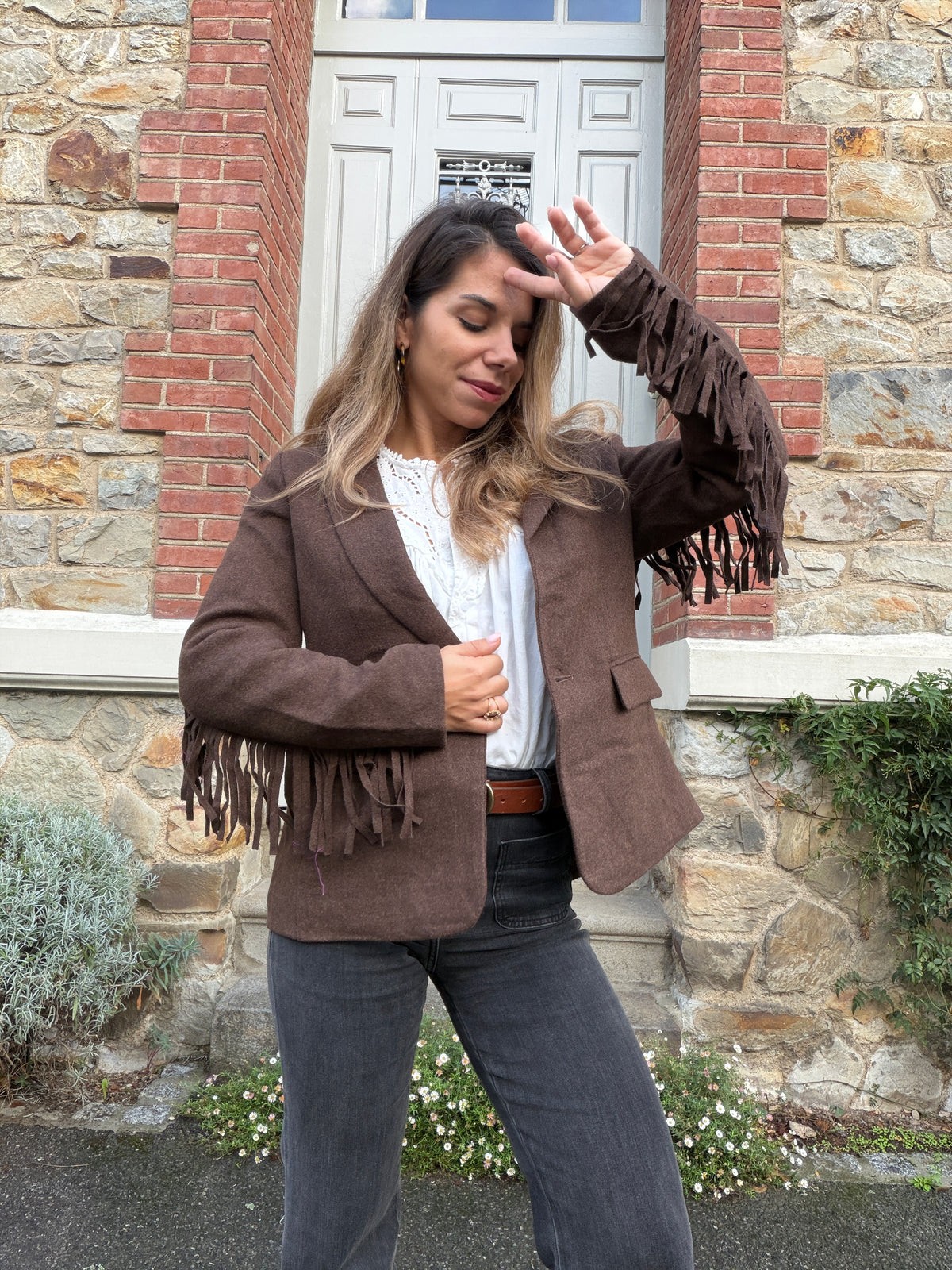 Veste à franges Dakota