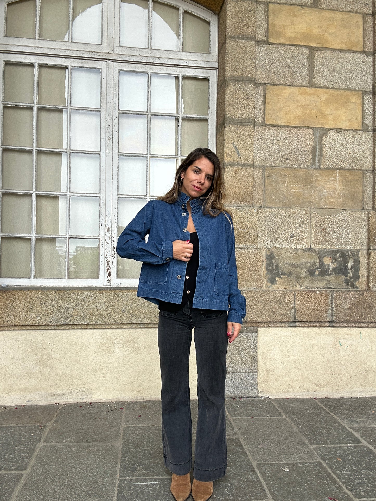 Veste en jean Isaure