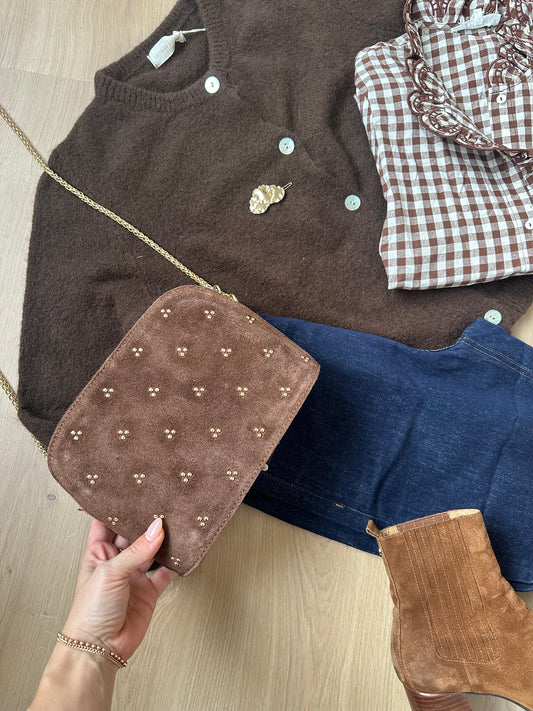 Sac à main Iris marron