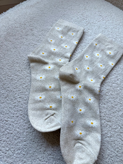 Chaussettes pâquerettes