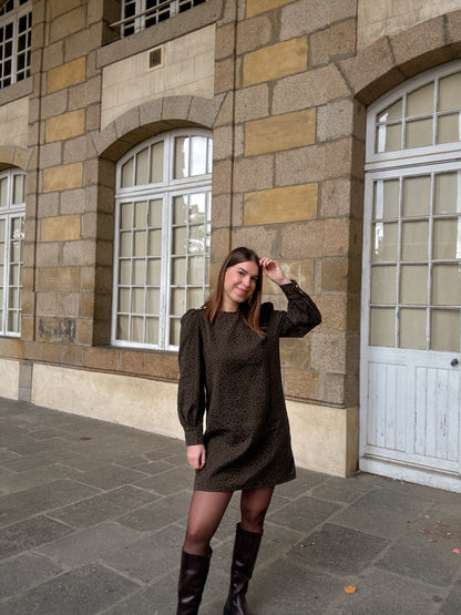 Robe Victoire léopard