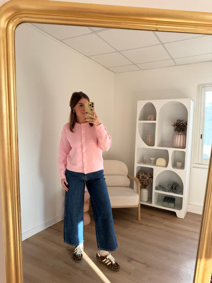 Cardigan tout doux Esmée rose