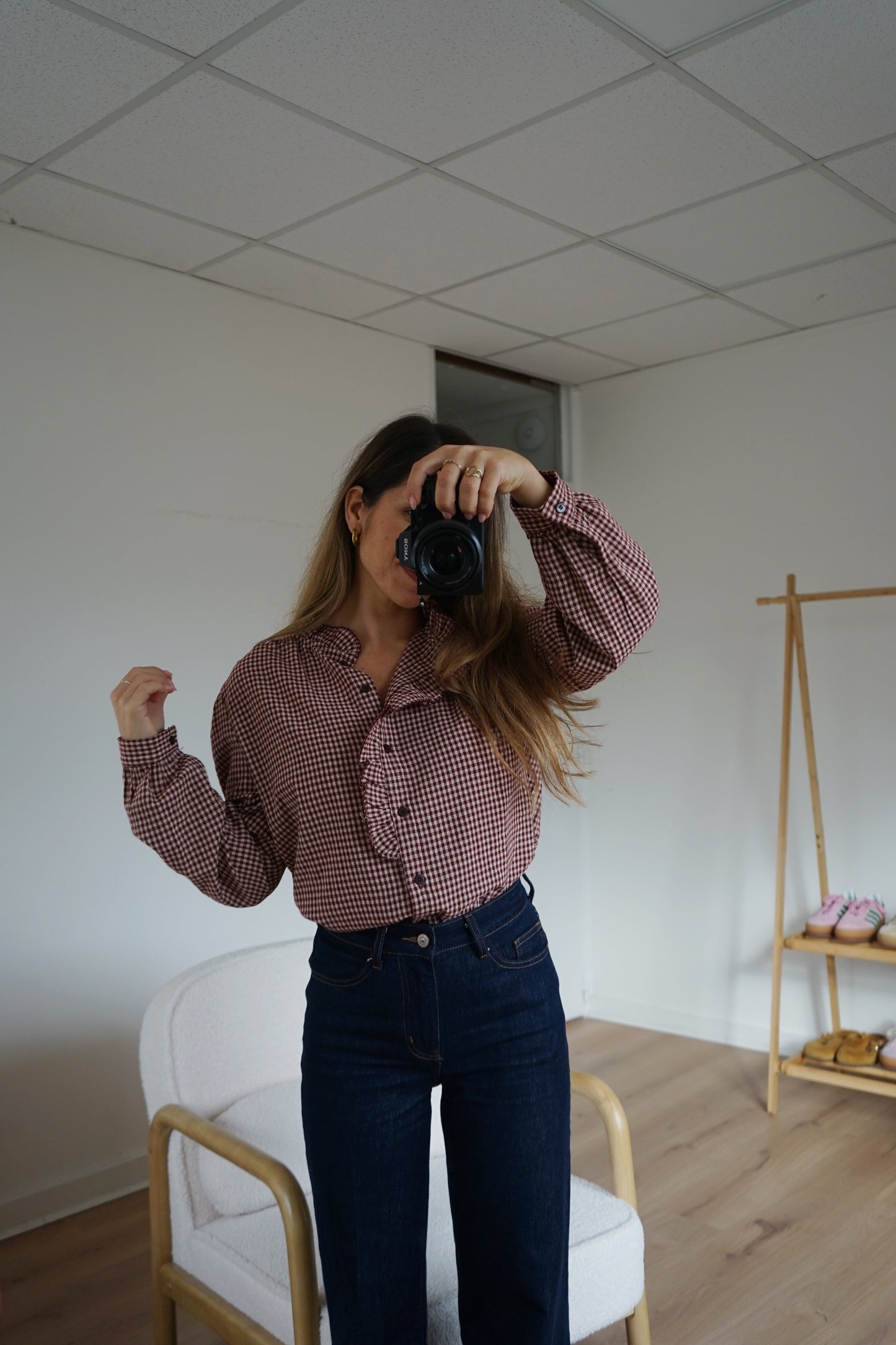 Blouse à carreaux Margaux
