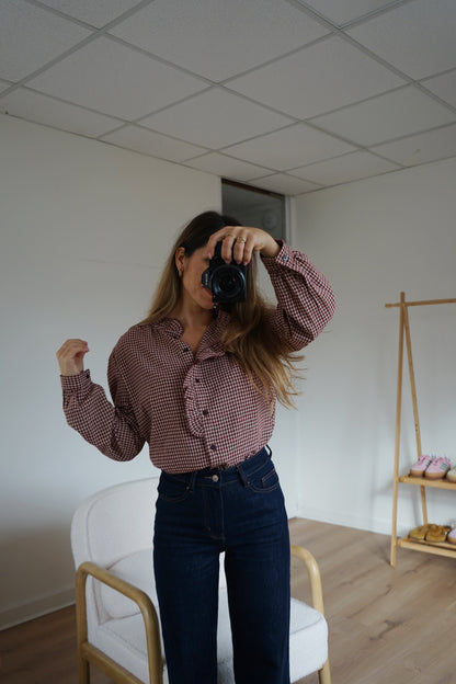 Blouse à carreaux Margaux