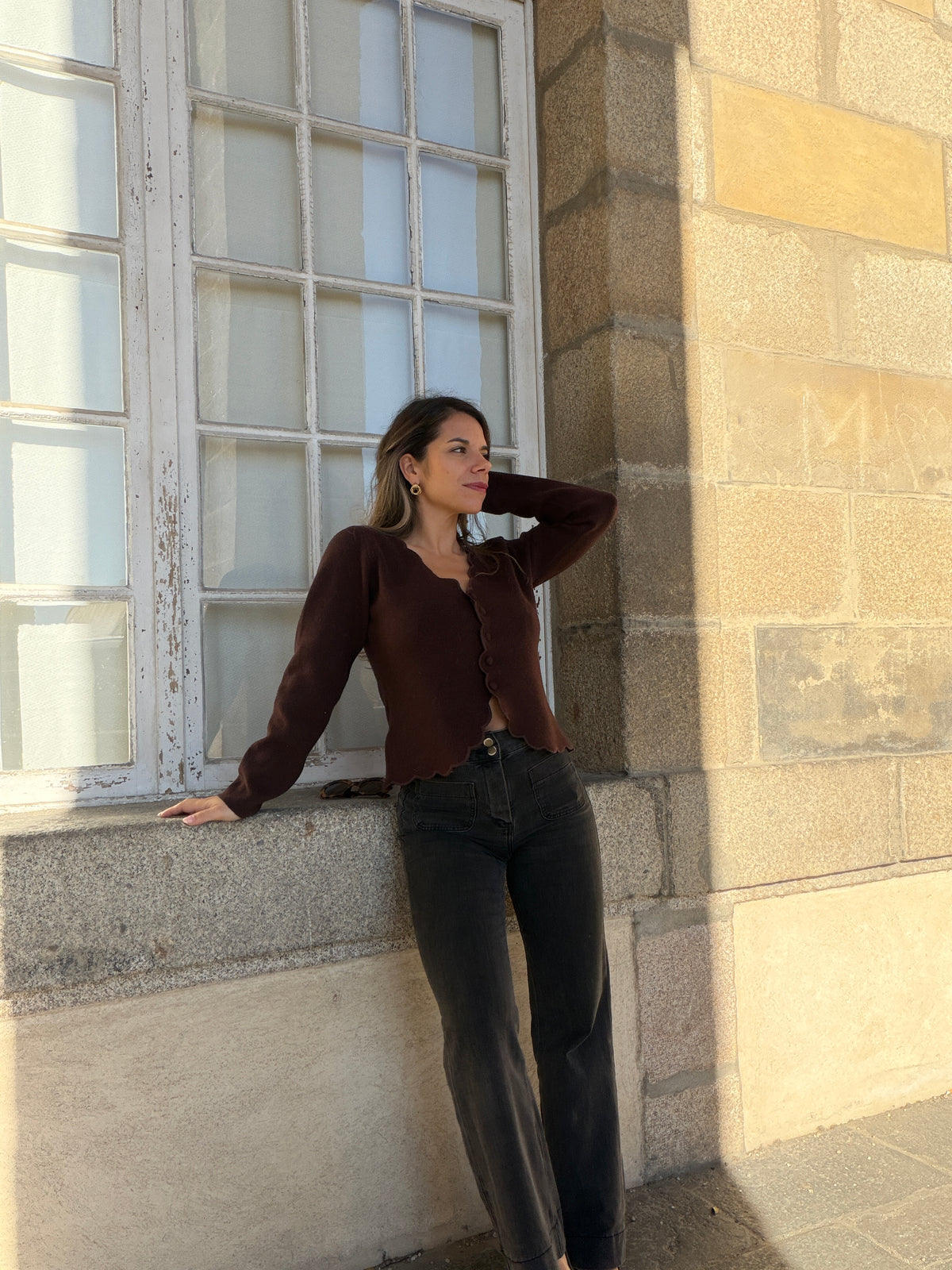 Cardigan Constance chocolat