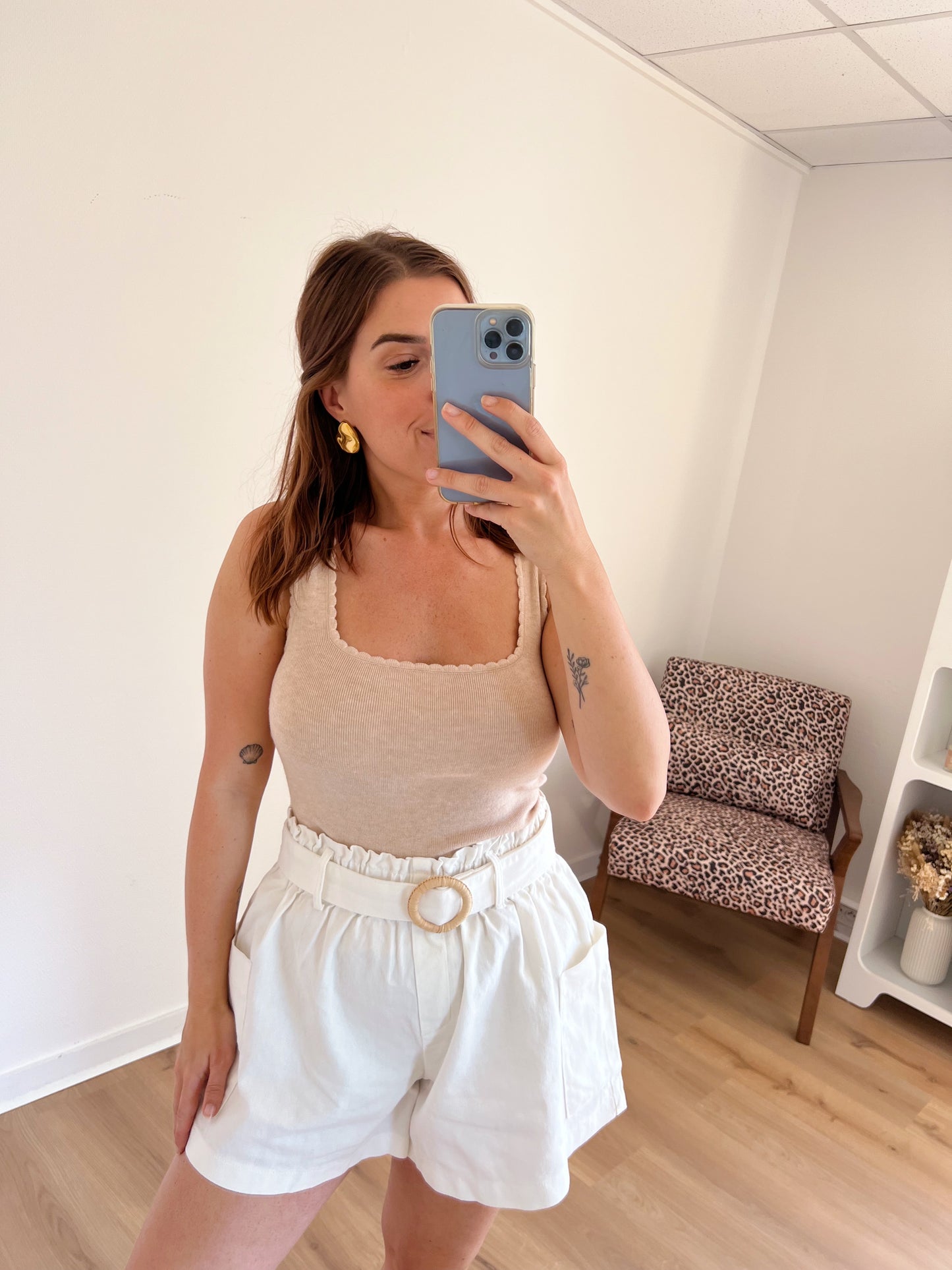 Top Lise taupe