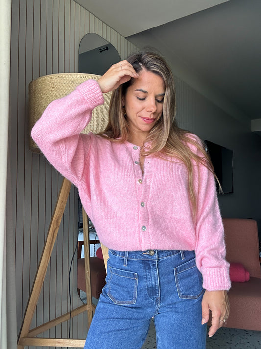 Cardigan Charlie rose bonbon