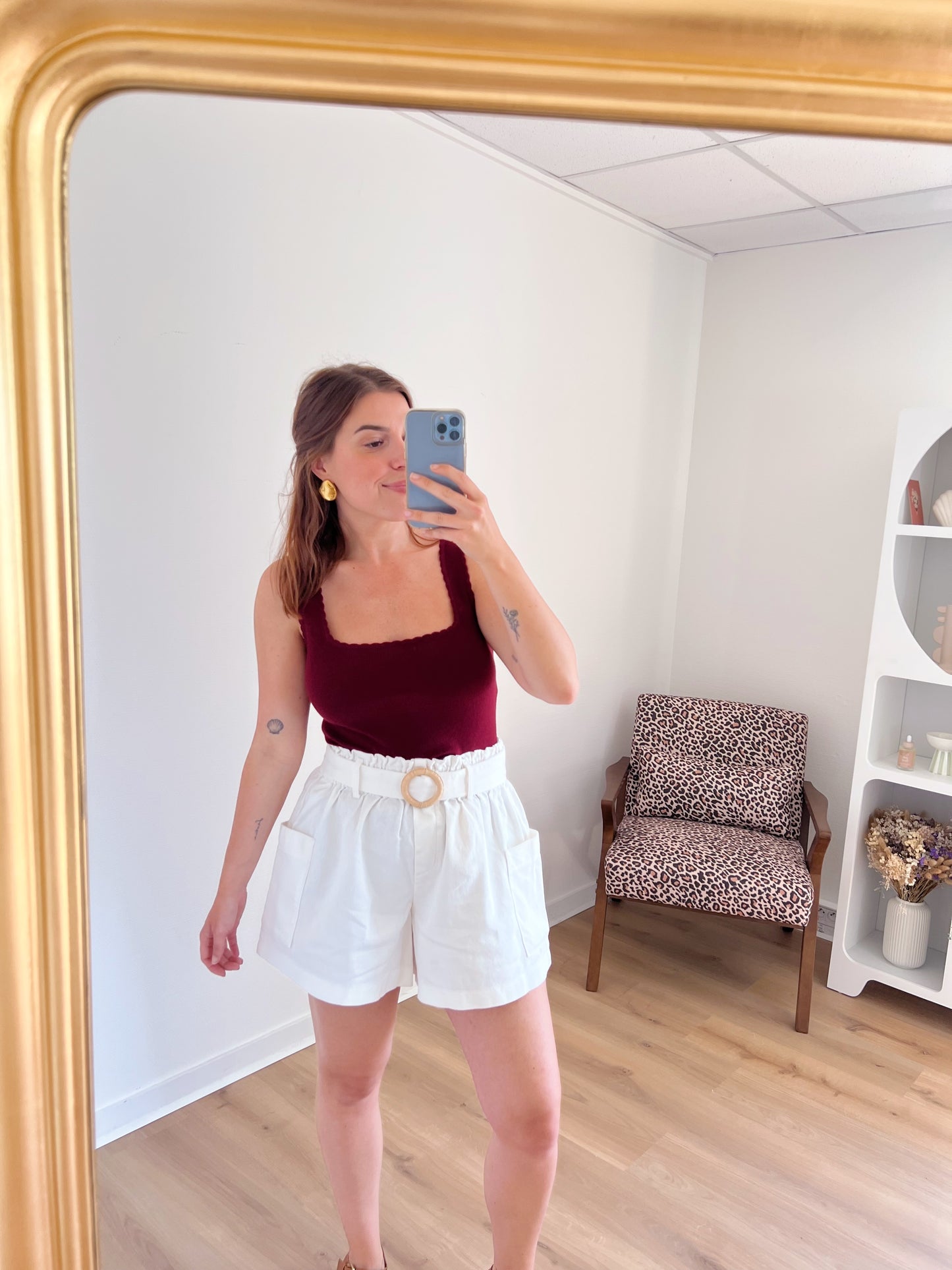 Top Lise bordeaux