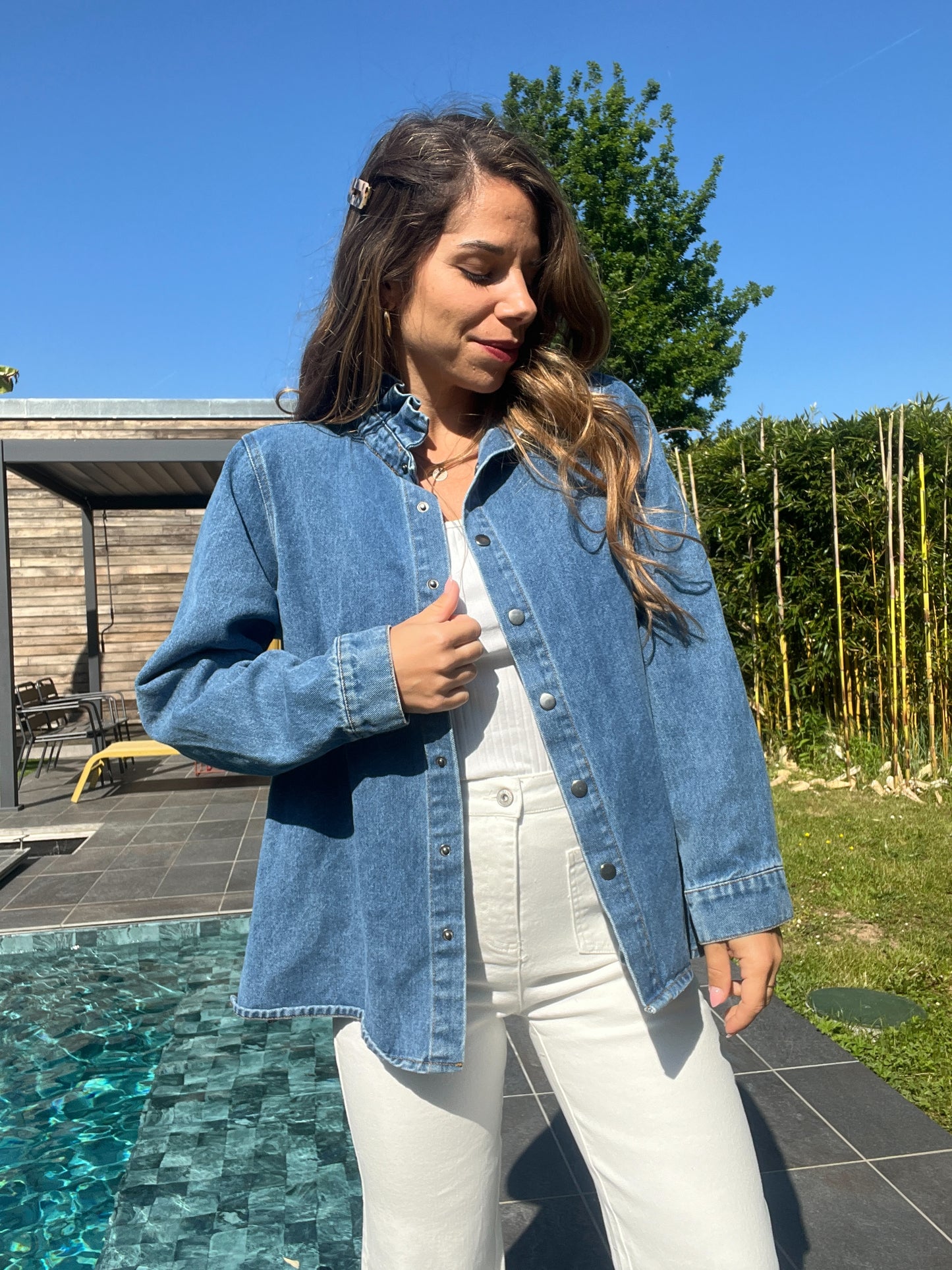 Veste en jean Céleste