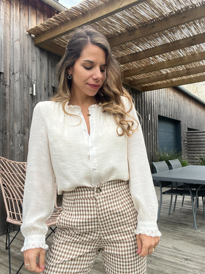 Blouse beige Catherine