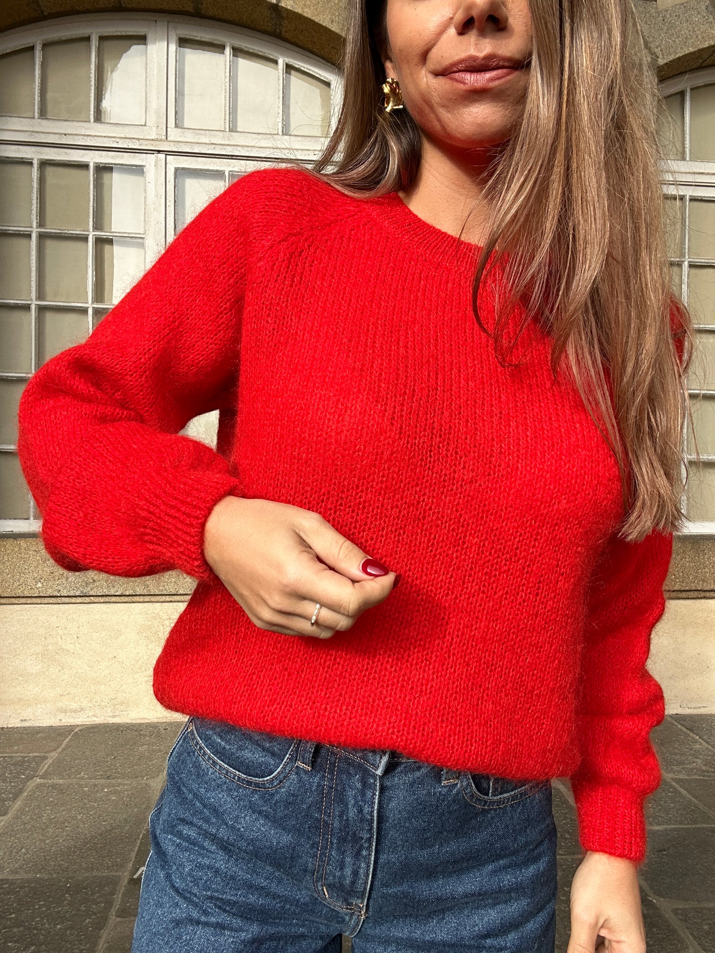 Pull Anna rouge