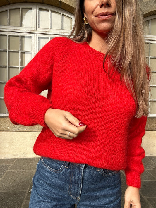 Pull Anna rouge