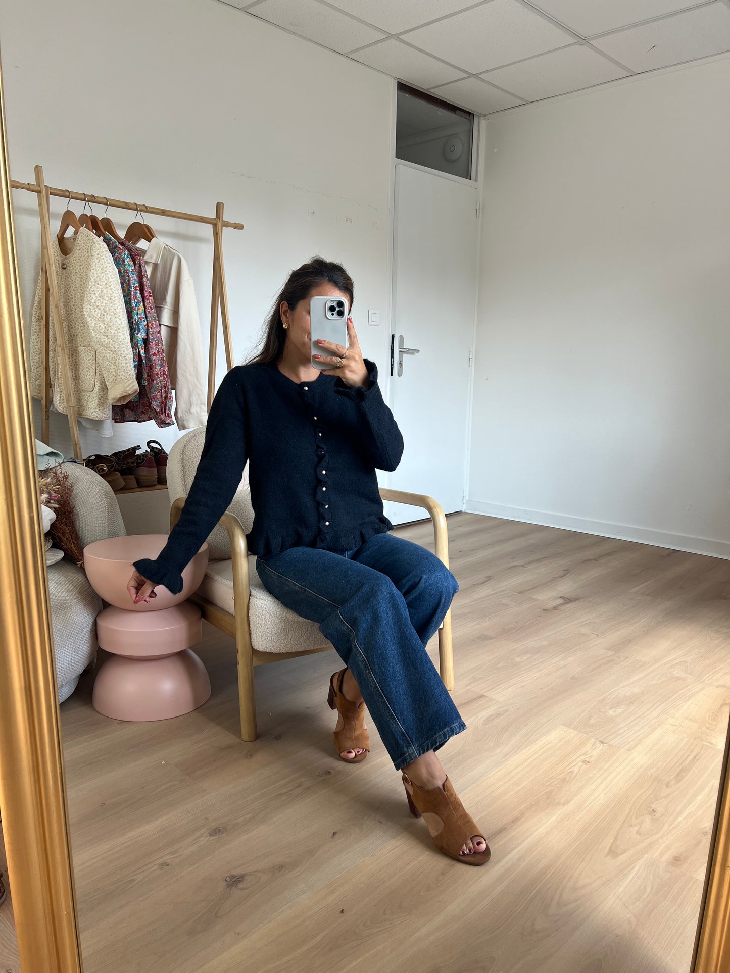 Cardigan Maxine bleu marine