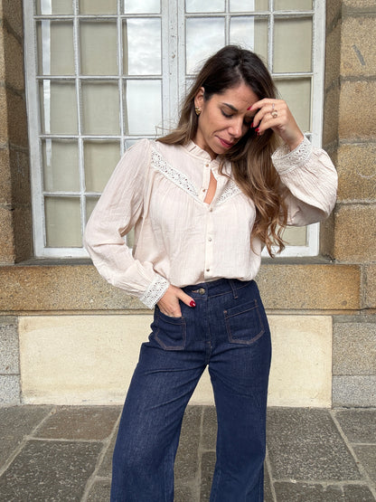 Blouse écrue Camelia