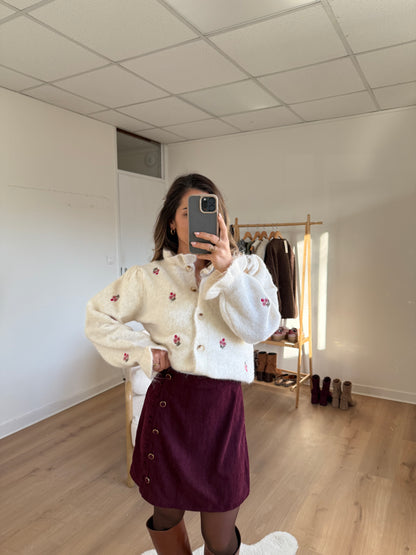 Cardigan fleuri Anna