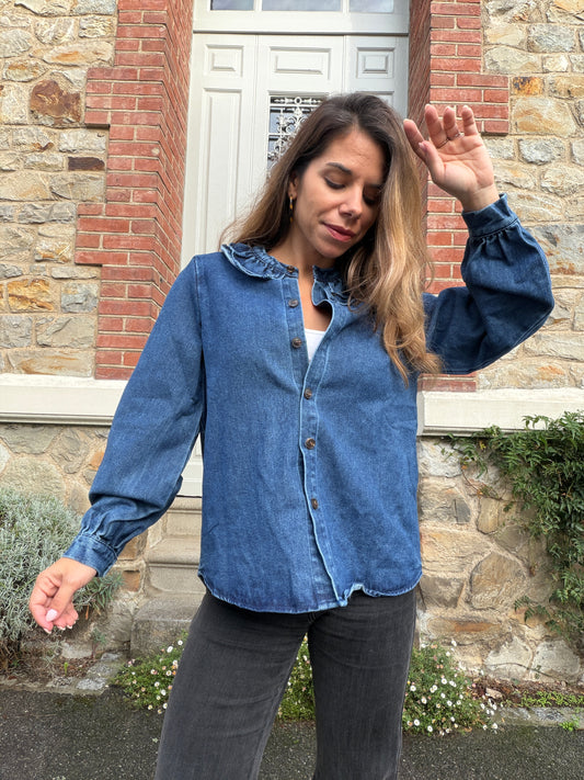 Blouse Jade en denim