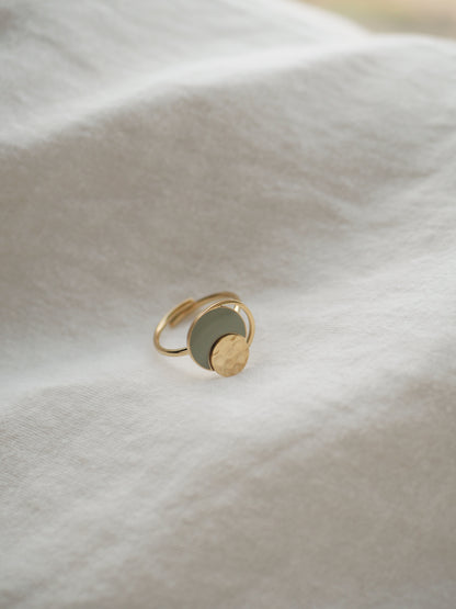 Bague Laura vert d’eau