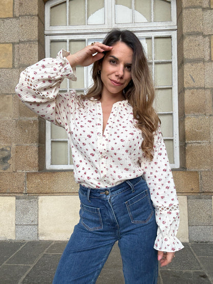 Blouse fleurie Eugenie