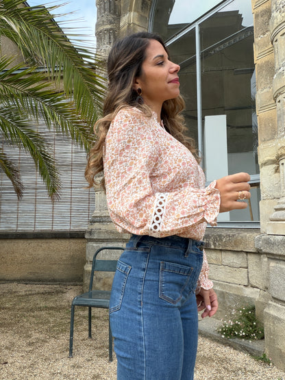 Blouse fleurie Daphné