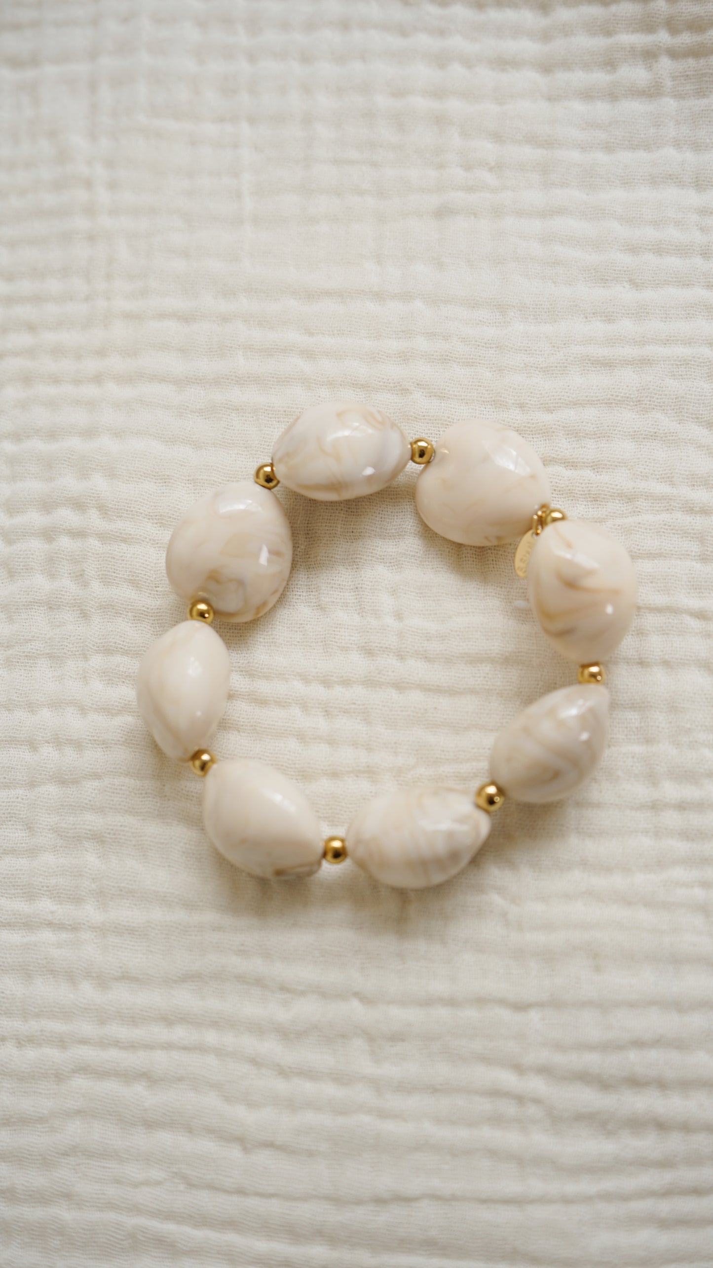 Bracelet Solal taupe nacré