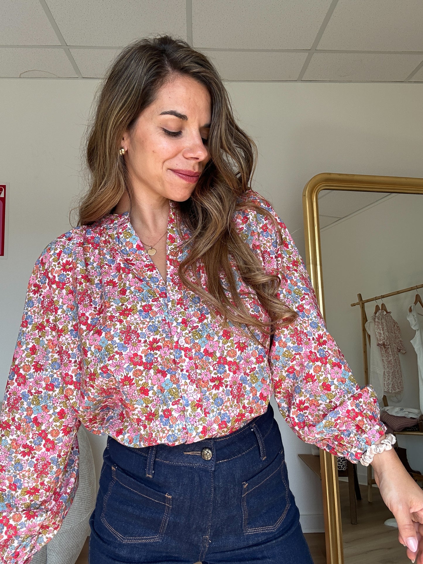 Blouse fleurie Capucine