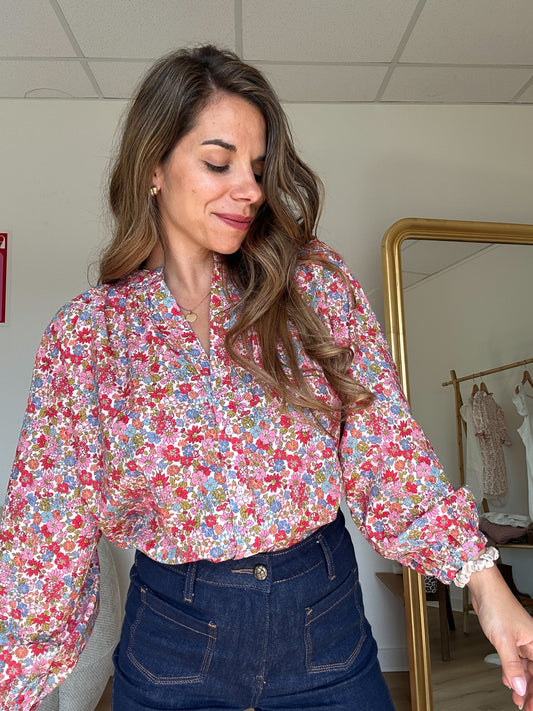 Blouse fleurie Capucine