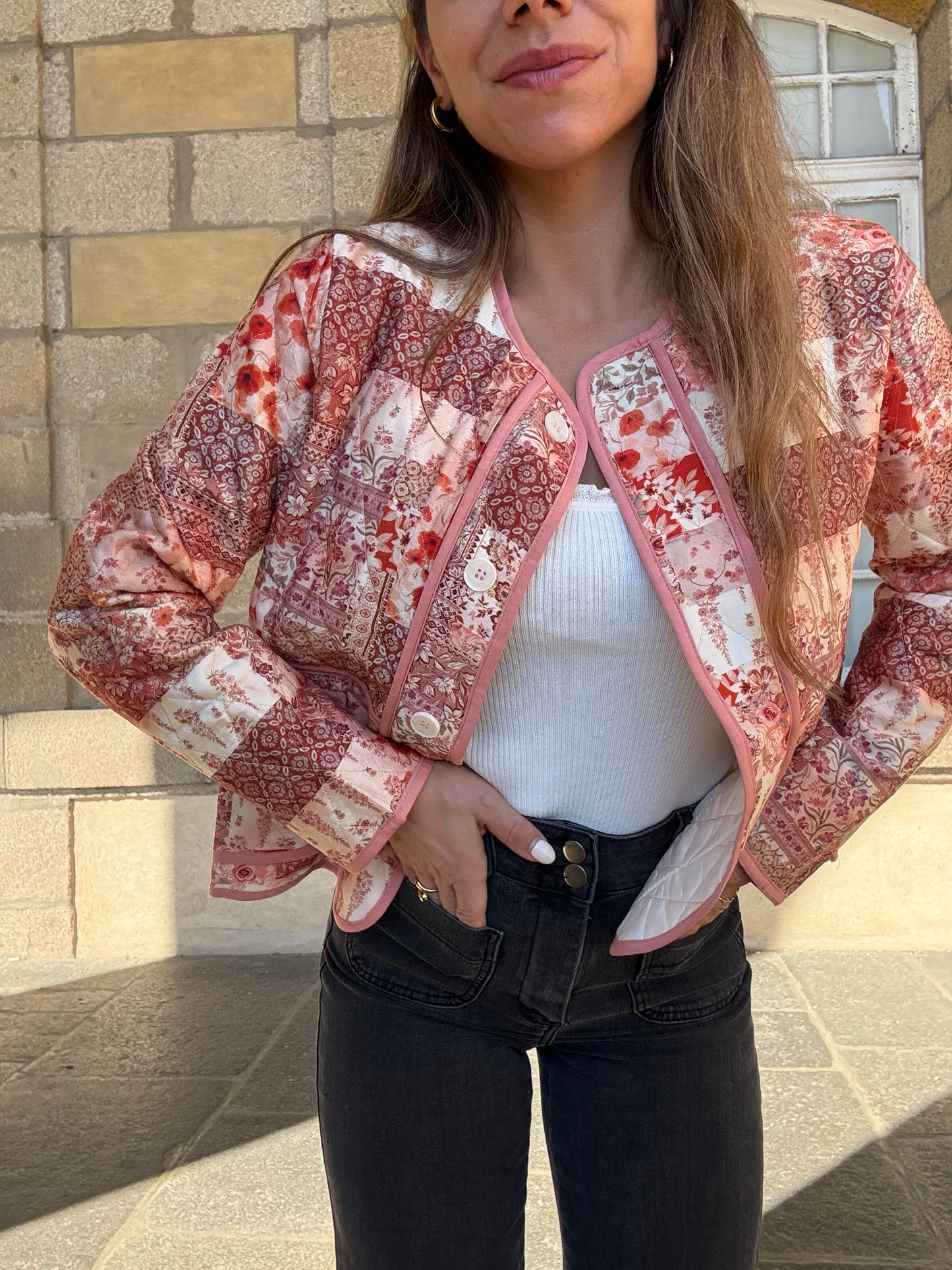 Veste matelassée Paula patchwork