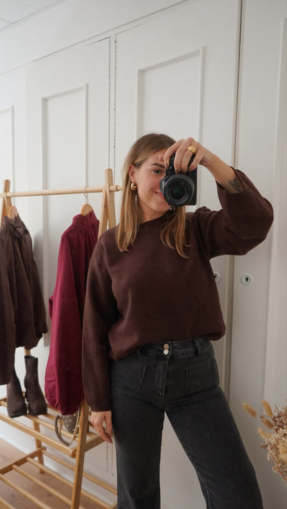 Pull chocolat Thaïs