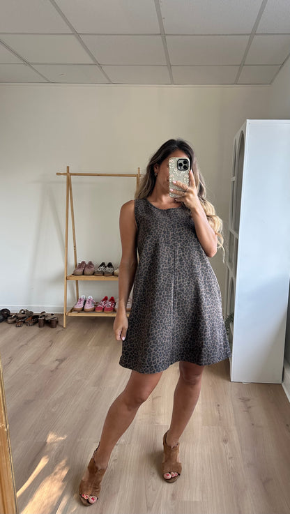 Robe Léa léopard