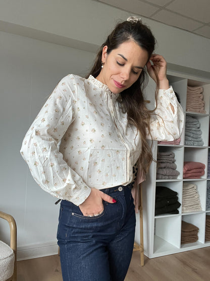 Blouse à fleurs Lise