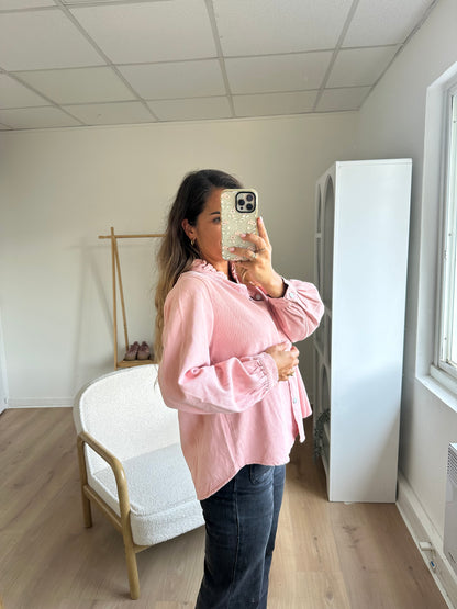 Veste en jean Céleste rose