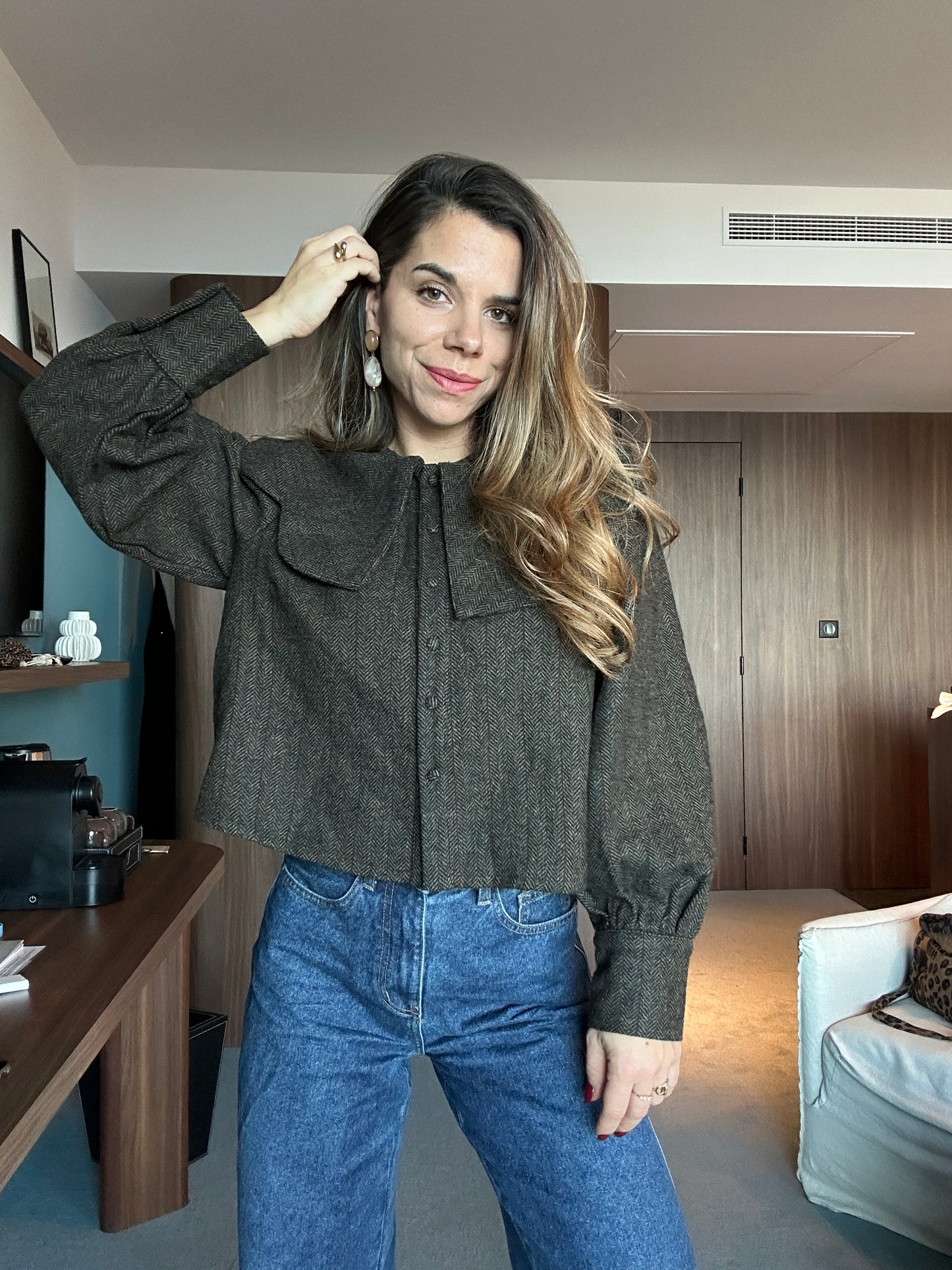 Blouse en laine Castille