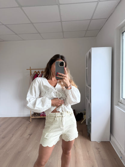 Short en jean Pippa beige