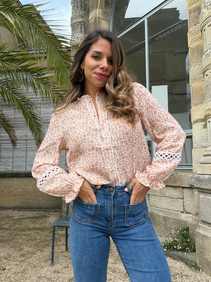 Blouse fleurie Daphné