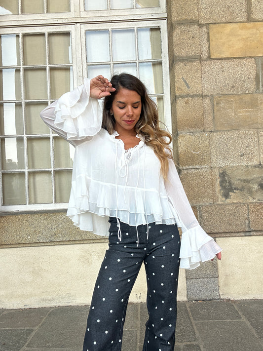 Blouse Aria ecrue